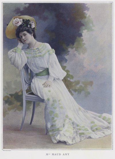 Maud Amy, French Actress by Reutlinger Studio